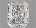 Natural Diamond 0.50 Carats, Radiant with  Cut, G Color, SI1 Clarity and Certified by GIA