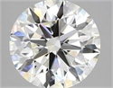 Natural Diamond 4.01 Carats, Round with Excellent Cut, I Color, SI1 Clarity and Certified by GIA