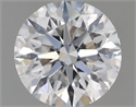 Natural Diamond 0.70 Carats, Round with Excellent Cut, F Color, I1 Clarity and Certified by GIA