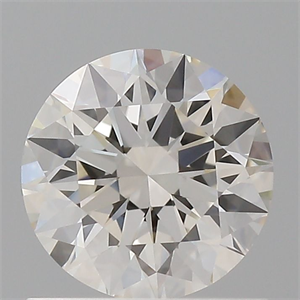 Picture of Natural Diamond 0.82 Carats, Round with Excellent Cut, I Color, VVS2 Clarity and Certified by GIA
