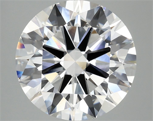 Picture of Lab Grown Diamond 6.01 Carats, Round with Ideal Cut, F Color, VVS2 Clarity and Certified by IGI