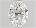 Diamante Natural 0.50 quilates, Ovalado , Color F, claridad IF y certificado GIA