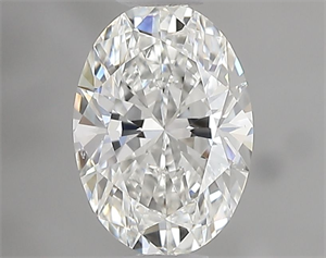 Picture of Natural Diamond 0.50 Carats, Oval with  Cut, H Color, SI1 Clarity and Certified by GIA