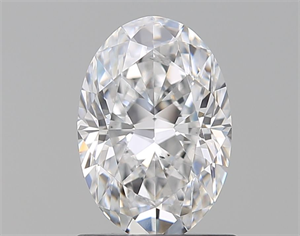 Picture of Natural Diamond 1.12 Carats, Oval with  Cut, D Color, VS2 Clarity and Certified by GIA