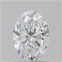 Natural Diamond 1.20 Carats, Oval with  Cut, D Color, SI1 Clarity and Certified by GIA