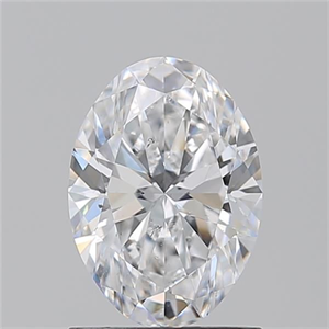 Picture of Natural Diamond 1.20 Carats, Oval with  Cut, D Color, SI1 Clarity and Certified by GIA