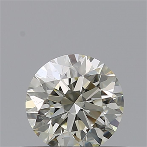 Picture of Natural Diamond 0.43 Carats, Round with Excellent Cut, K Color, VS2 Clarity and Certified by IGI