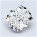 Natural Diamond 1.50 Carats, Cushion with  Cut, H Color, VS1 Clarity and Certified by GIA