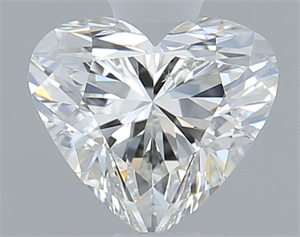 Foto Diamante Natural 0.50 quilates, Corazón , Color I, claridad SI2 y certificado GIA de