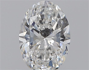 Foto Diamante Natural 0.52 quilates, Ovalado , Color E, claridad VS2 y certificado GIA de