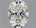 Natural Diamond 1.04 Carats, Oval with  Cut, H Color, VVS1 Clarity and Certified by GIA