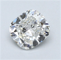 Diamante Natural 0.90 quilates, Del cojín , Color I, claridad SI2 y certificado GIA