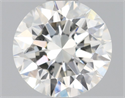 Natural Diamond 0.70 Carats, Round with Excellent Cut, J Color, VS2 Clarity and Certified by GIA