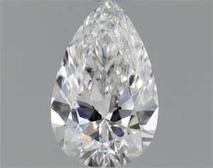 Picture of Natural Diamond 0.41 Carats, Pear with  Cut, E Color, SI1 Clarity and Certified by GIA