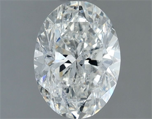Picture of Natural Diamond 1.01 Carats, Oval with  Cut, F Color, SI2 Clarity and Certified by IGI