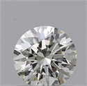 Natural Diamond 0.56 Carats, Round with Excellent Cut, I Color, IF Clarity and Certified by IGI
