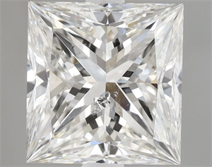 Picture of Natural Diamond 1.20 Carats, Princess with  Cut, H Color, SI2 Clarity and Certified by HRD