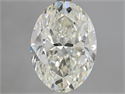 Natural Diamond 3.01 Carats, Oval with  Cut, J Color, SI1 Clarity and Certified by GIA