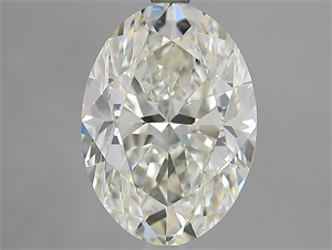 Picture of Natural Diamond 3.01 Carats, Oval with  Cut, J Color, SI1 Clarity and Certified by GIA