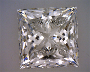 Foto Diamante Natural 3.02 quilates, Princesa , Color H, claridad VS2 y certificado GIA de