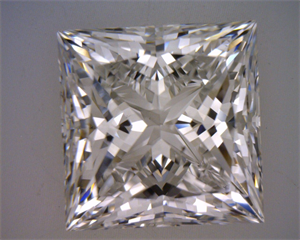 Picture of Natural Diamond 3.02 Carats, Princess with  Cut, H Color, VS2 Clarity and Certified by GIA