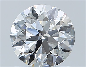 Foto Diamante Natural 0.90 quilates, Redondo , Color G, claridad SI1 y certificado GIA de