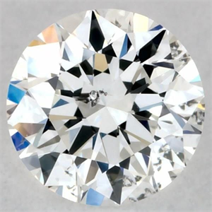 Picture of Natural Diamond 0.41 Carats, Round with Excellent Cut, H Color, I1 Clarity and Certified by GIA