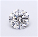 Lab Grown Diamond 1.27 Carats, Round with Ideal Cut, E Color, VS2 Clarity and Certified by IGI