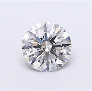 Picture of Lab Grown Diamond 1.27 Carats, Round with Ideal Cut, E Color, VS2 Clarity and Certified by IGI