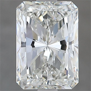 Picture of Natural Diamond 2.01 Carats, Radiant with  Cut, H Color, VS2 Clarity and Certified by GIA
