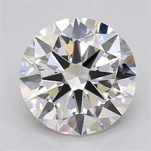 Picture of Lab Grown Diamond 4.50 Carats, Round with Excellent Cut, D Color, VVS2 Clarity and Certified by IGI