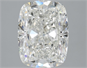 Natural Diamond 3.02 Carats, Cushion with  Cut, H Color, VS2 Clarity and Certified by GIA