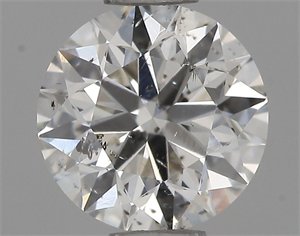 Picture of Natural Diamond 0.64 Carats, Round with Excellent Cut, G Color, SI2 Clarity and Certified by IGI