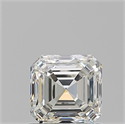 Natural Diamond 1.01 Carats, Asscher with  Cut, I Color, VVS1 Clarity and Certified by GIA