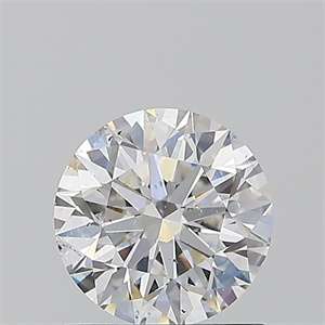 Picture of Natural Diamond 1.01 Carats, Round with Excellent Cut, E Color, SI2 Clarity and Certified by GIA