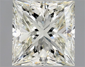 Picture of Natural Diamond 1.51 Carats, Princess with  Cut, K Color, VVS2 Clarity and Certified by GIA