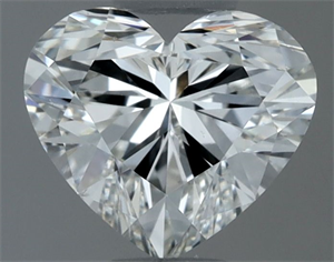 Picture of Natural Diamond 0.60 Carats, Heart with  Cut, I Color, VS2 Clarity and Certified by GIA