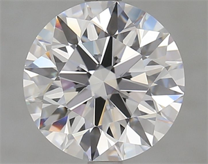 Picture of Lab Grown Diamond 2.96 Carats, Round with Ideal Cut, D Color, IF Clarity and Certified by IGI