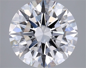 Picture of Lab Grown Diamond 3.03 Carats, Round with Ideal Cut, E Color, VVS2 Clarity and Certified by IGI