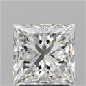 Natural Diamond 2.20 Carats, Princess with  Cut, H Color, VS2 Clarity and Certified by GIA