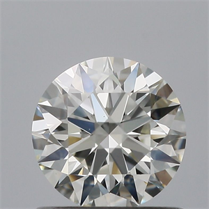 Picture of Natural Diamond 0.70 Carats, Round with Excellent Cut, H Color, VVS2 Clarity and Certified by IGI