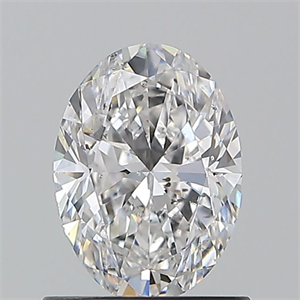 Picture of Natural Diamond 0.90 Carats, Oval with  Cut, E Color, SI1 Clarity and Certified by GIA