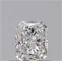 Natural Diamond 0.47 Carats, Radiant with  Cut, D Color, VS1 Clarity and Certified by GIA
