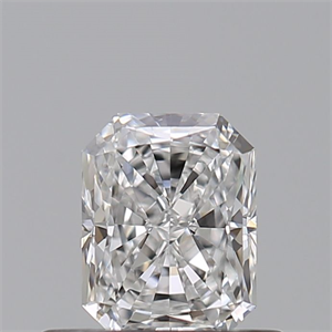 Picture of Natural Diamond 0.47 Carats, Radiant with  Cut, D Color, VS1 Clarity and Certified by GIA