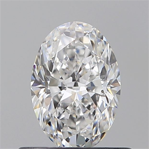 Picture of Natural Diamond 0.56 Carats, Oval with  Cut, E Color, VVS1 Clarity and Certified by GIA