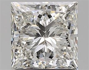 Foto Diamante Natural 1.61 quilates, Princesa , Color I, claridad SI2 y certificado GIA de