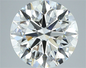 Picture of Natural Diamond 2.61 Carats, Round with Excellent Cut, G Color, VS1 Clarity and Certified by GIA