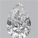 Diamante Natural 0.90 quilates, De pera , Color E, claridad SI2 y certificado GIA