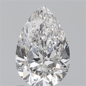 Foto Diamante Natural 0.90 quilates, De pera , Color E, claridad SI2 y certificado GIA de