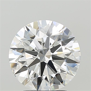 Picture of Lab Grown Diamond 3.04 Carats, Round with Ideal Cut, F Color, VVS2 Clarity and Certified by IGI